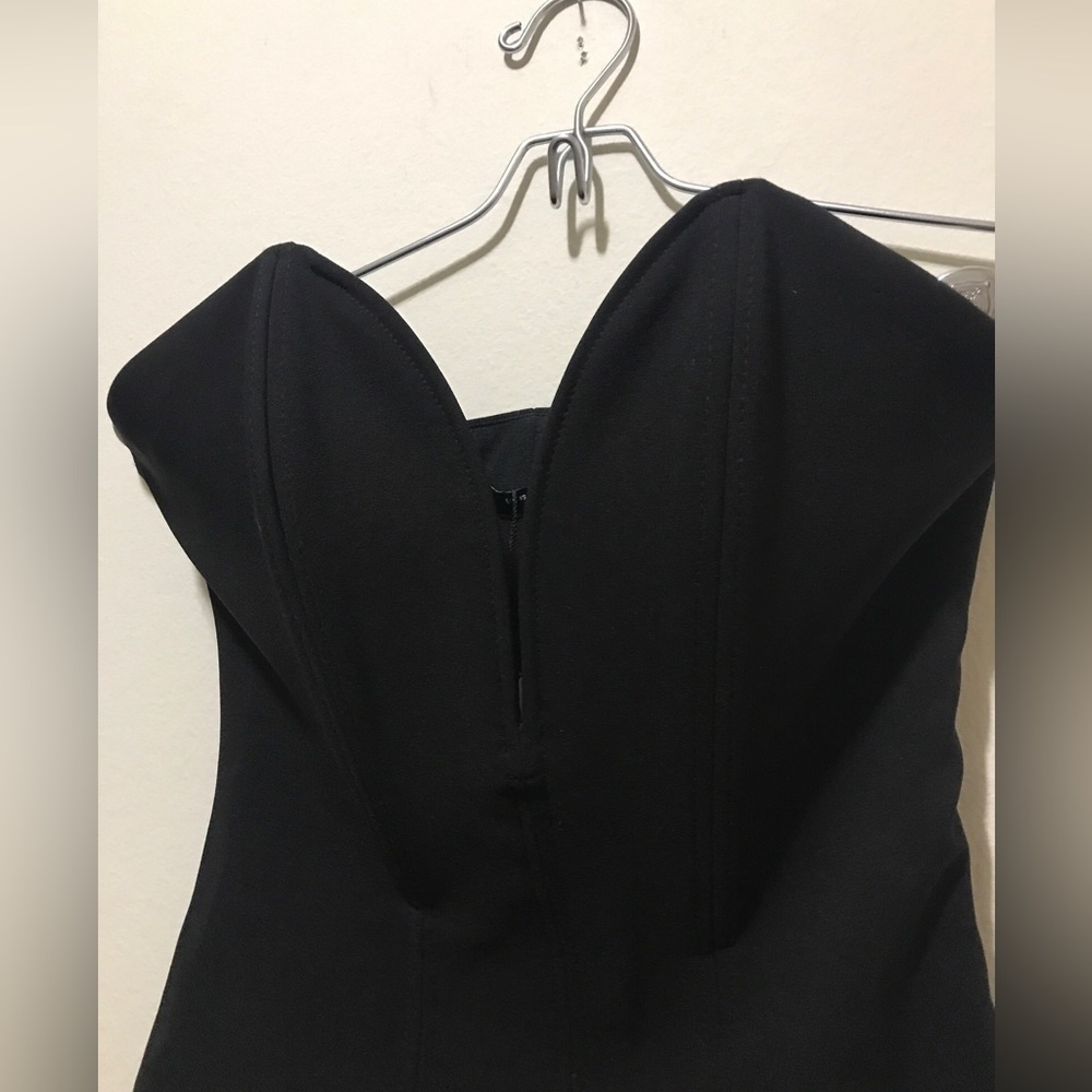 ZARA BLACK BUSTIER CORSET STRAPLESS BODYSUIT WOMENS XSMALL NWOT - Picture 9 of 9